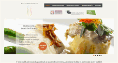 Desktop Screenshot of gostilnaslovenija.si